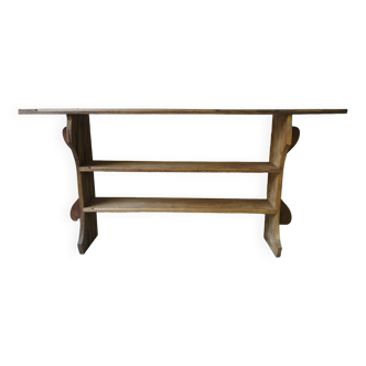 Antique solid wood wall shelf