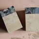 Pair of travertine and granite vases Art Deco