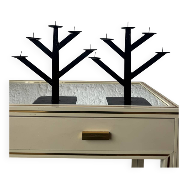 Chandeliers fer forgé Habitat années 80