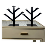 Wrought iron chandeliers, 1980s Habitat style