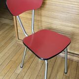 Vintage Formica chair 1950/60 red