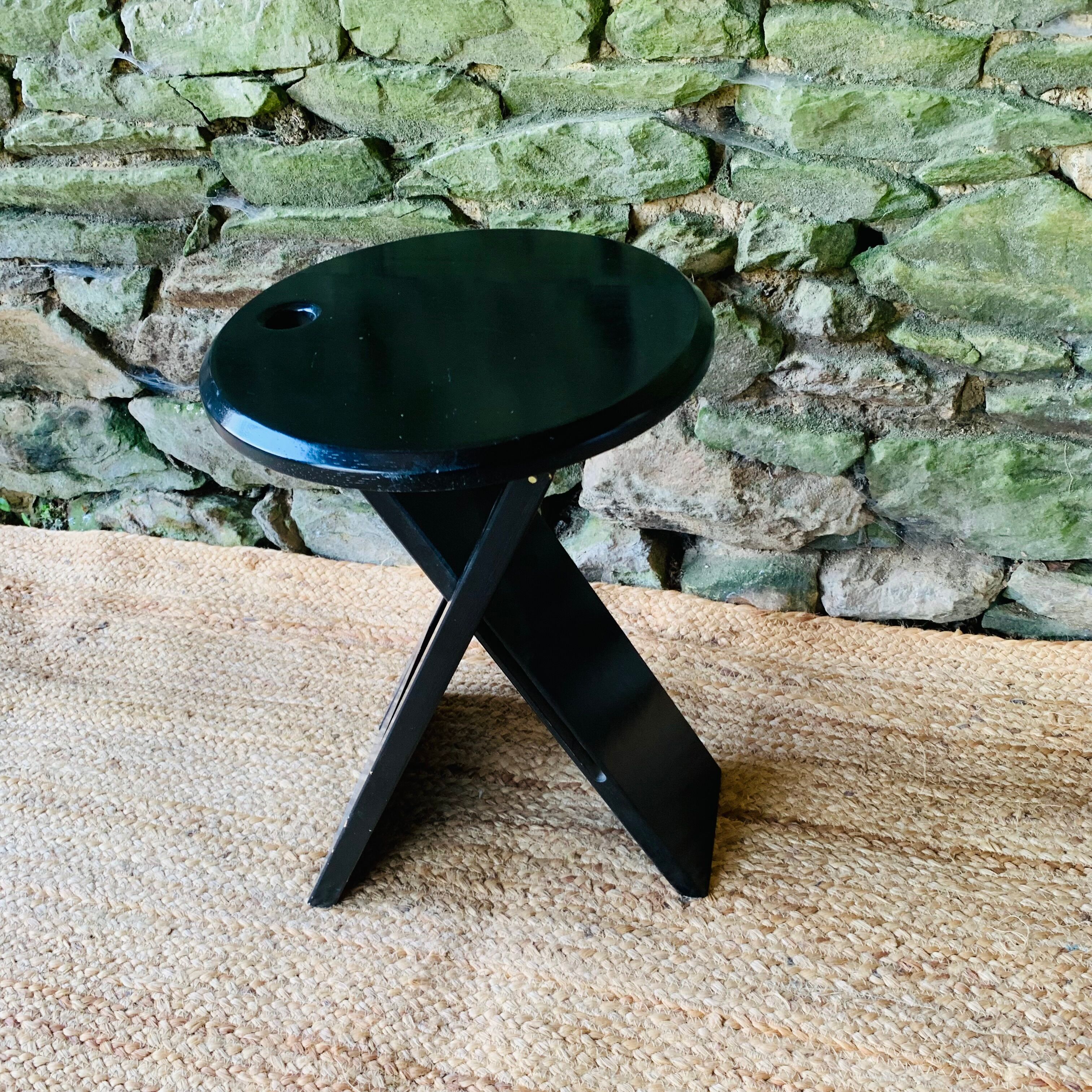 Suzy black stool by Adrian Reed