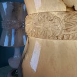 Pink alabaster lamps from the 60s (X2)