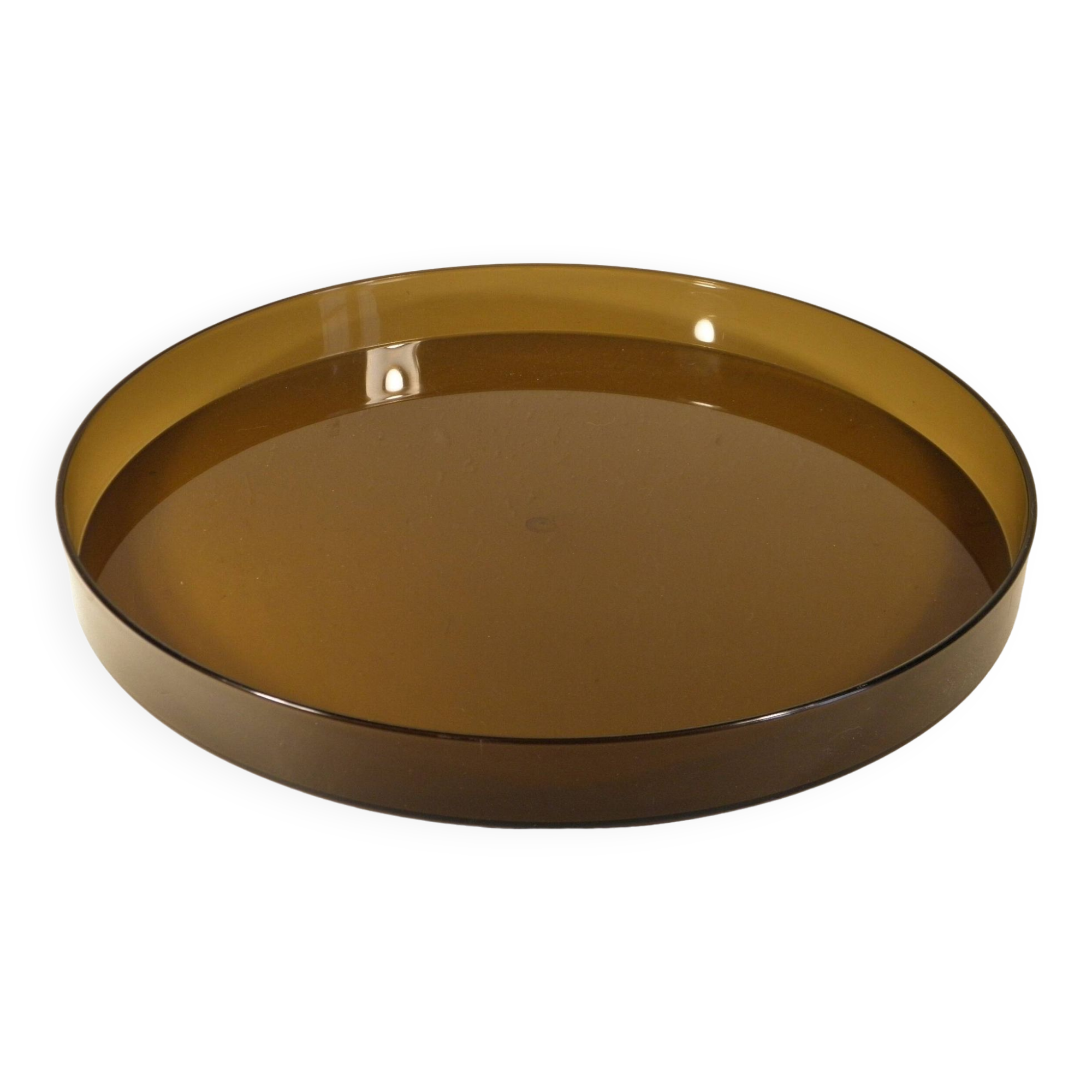 Round plexiglass tray 40 cm