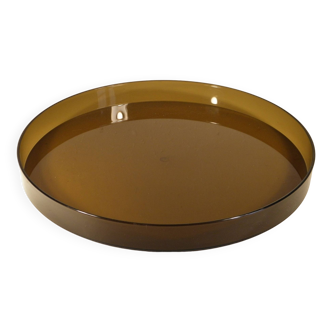 Round plexiglass tray 40 cm