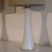 Pair of glass lamps by Bernt Nordstedt for Bergboms 1970