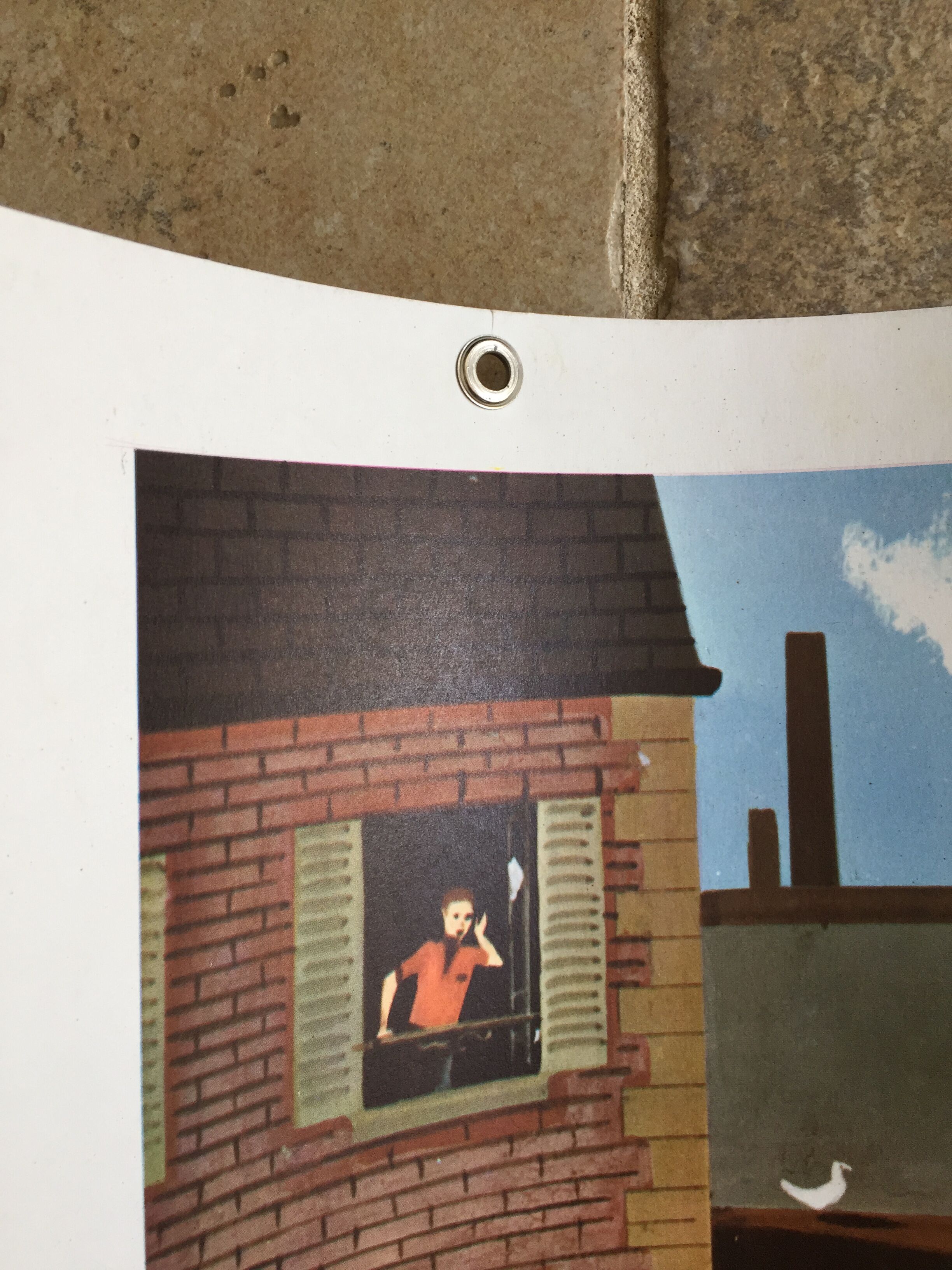 Nathan 1967 Educational School Poster Departure on Vacation