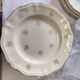 Sarreguemines set of 12 flat plates model Raphaël or flowers of F