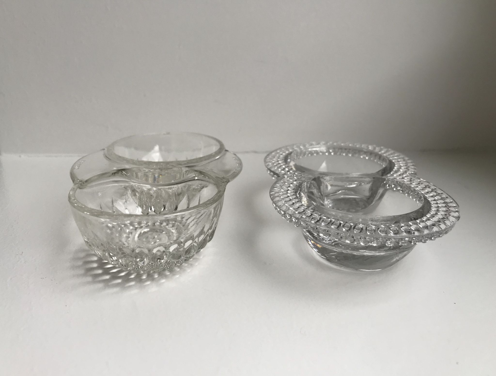 Duo de salière / saleron années 50