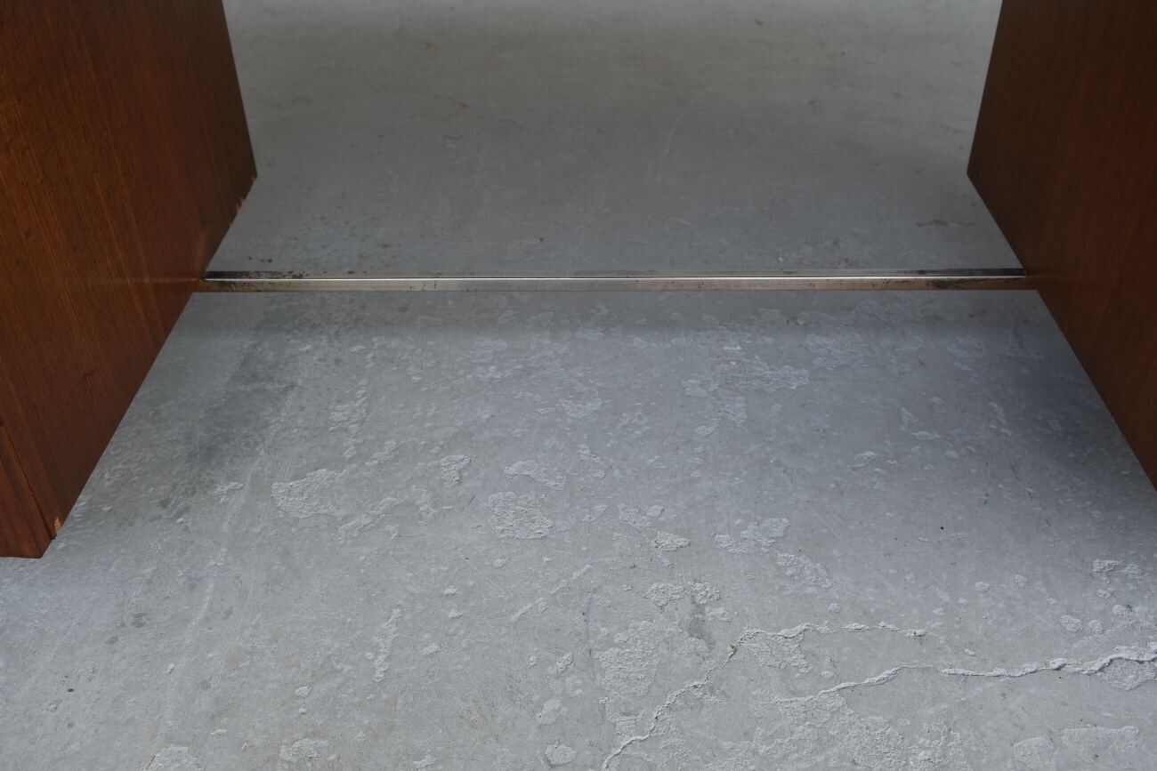 Desk rosewood and chrome 1960s