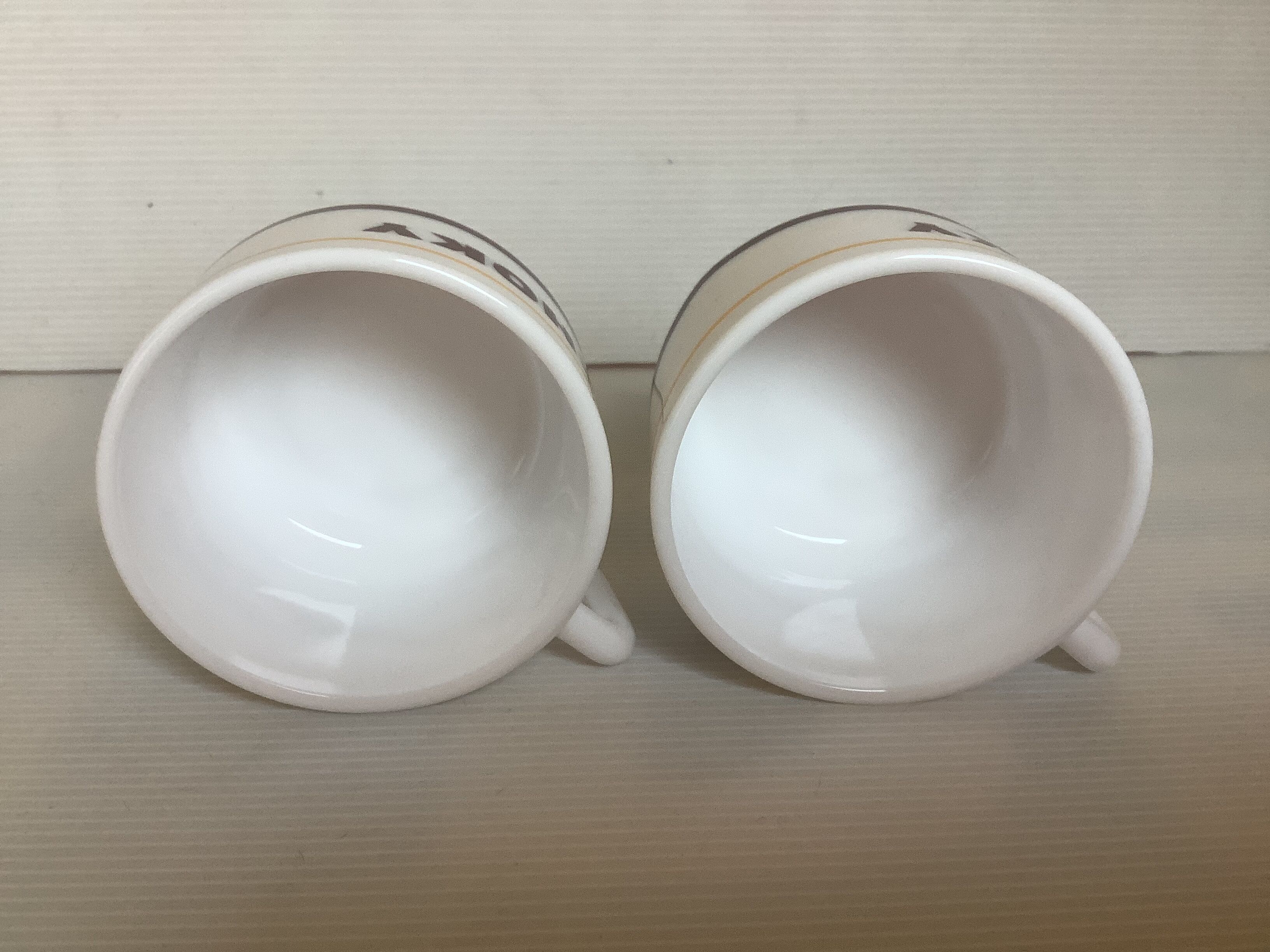 Paire de tasses choky arcopal