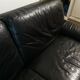 Canapé cuir noir Natuzzi