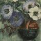 Vintage Flowers Still Life Amateur Painting Framed Signed