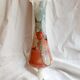 Opaline vase Florentine Stelvia marbled pink