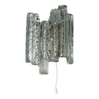 Wall lamp Wall Sconce Fischer Leuchten Germany Ice Glas Design