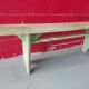 Original green patina bench