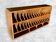 Casier de tri postal ancien en bois