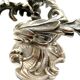 Wiskeman, pair of rococo chandelier, silver metal