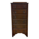 1930s English oak chest of drawers