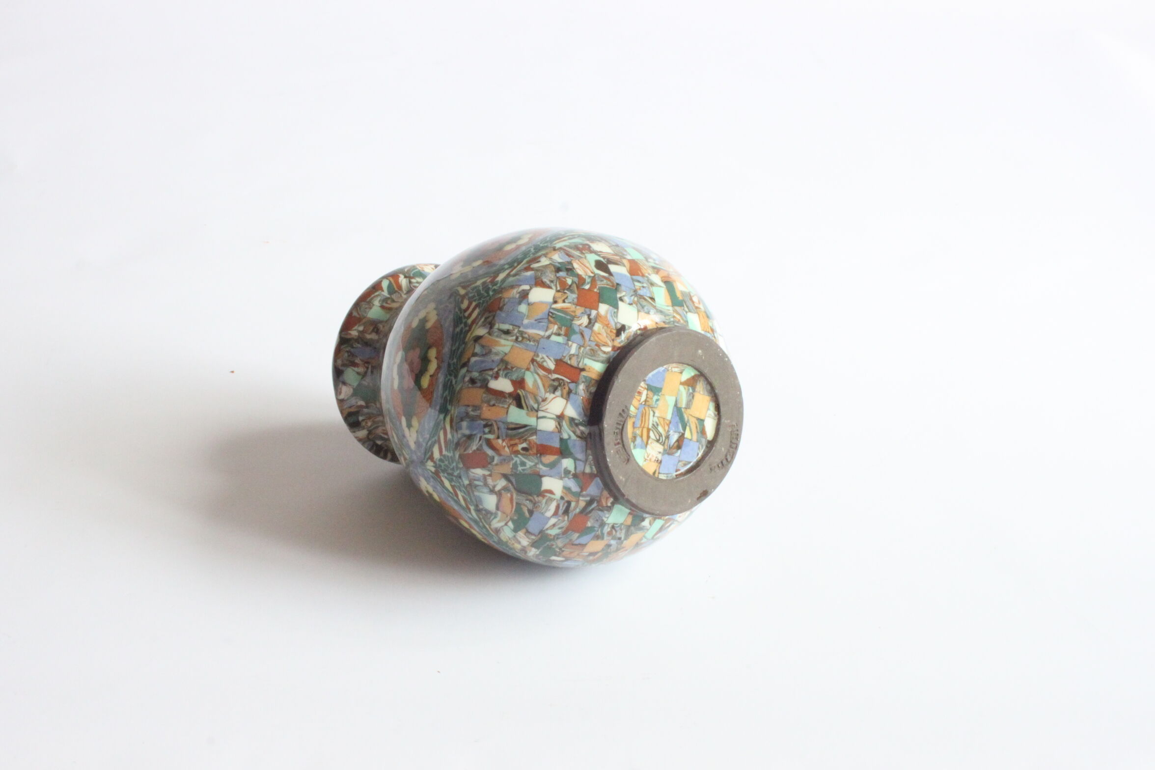 Vase en mosaïque Neriage Par Jean Gerbino, Vallauris 1930S