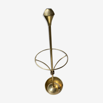 Vintage golden brass umbrella holder