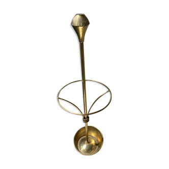 Vintage golden brass umbrella holder