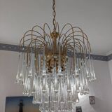 Large Sized Murano Waterfall Chandelier