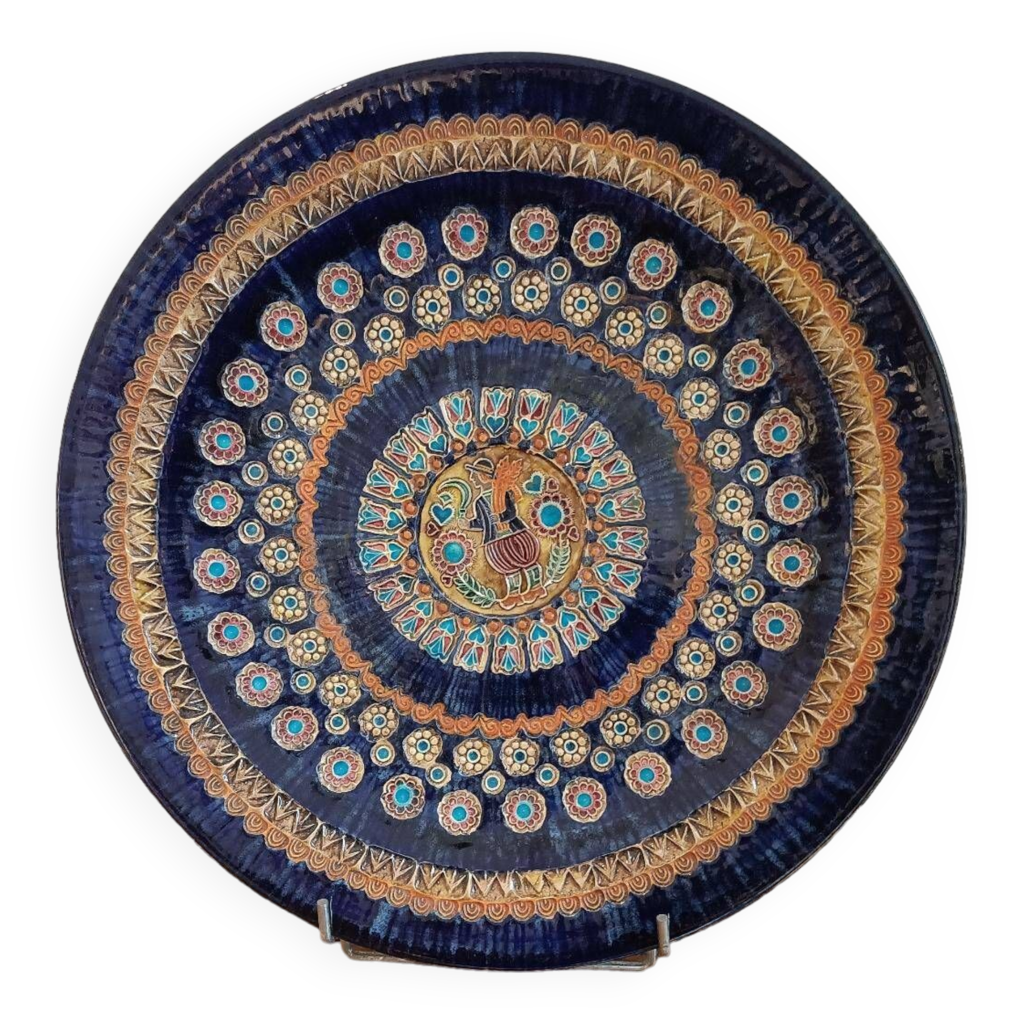 JC Taburet Quimper ceramic dish