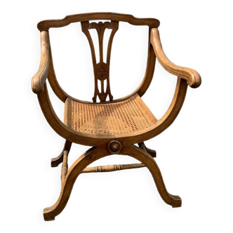 Dagobert cane armchair