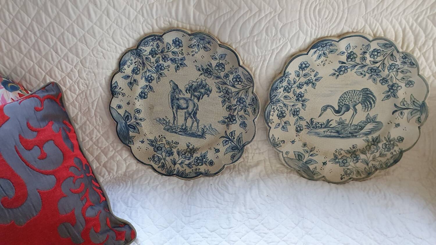 Two Talavera/Duran ceramic dishes