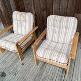 Paire de fauteuils en bois PIN