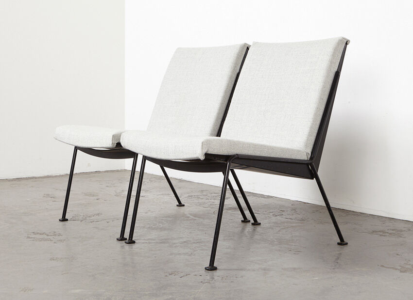 Pair of Oase easy chairs by Wim Rietveld for Ahrend de Cirkel 1958