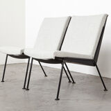 Pair of Oase easy chairs by Wim Rietveld for Ahrend de Cirkel 1958
