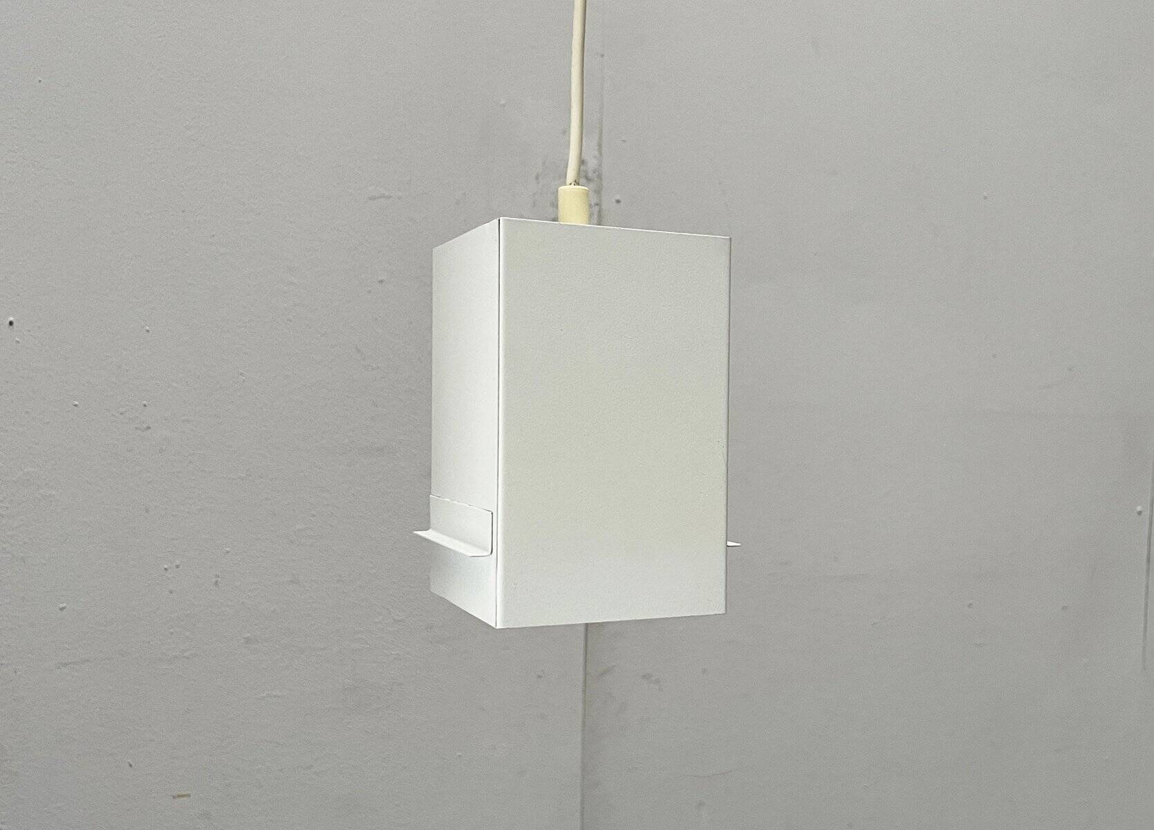 Minimalist cubic metal suspension, mid-century, 1960s.
