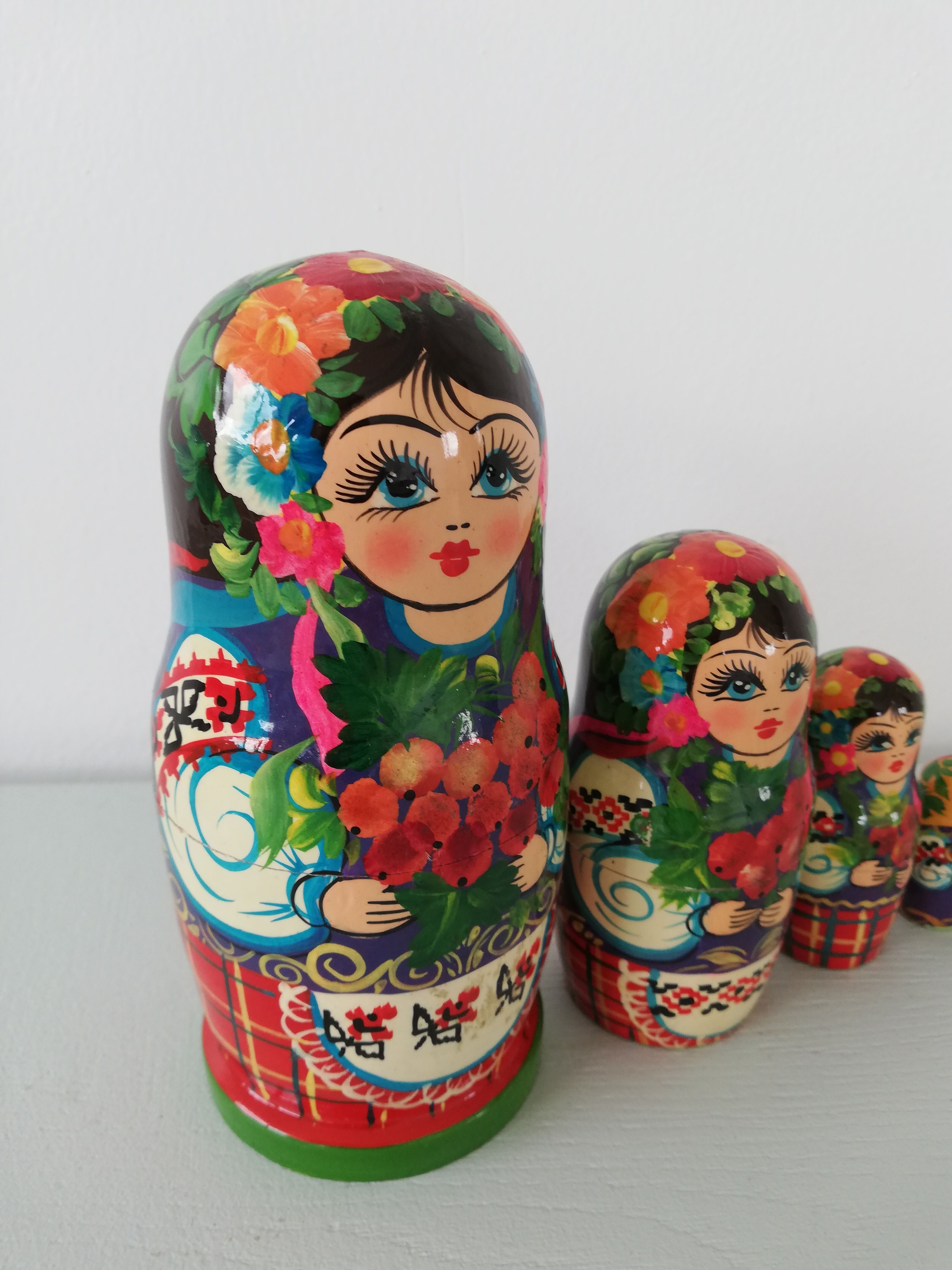 Matriochka Russian dolls 70s