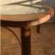 Table basse en teck et verre édition Nathan des années 1960