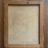 Painting "Bouquet of roses in vase" HST signed (to decipher)