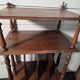 Antique walnut music cabinet