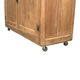 Grand Parisian buffet with billot and butterfly hinges, raw wood, 1930.