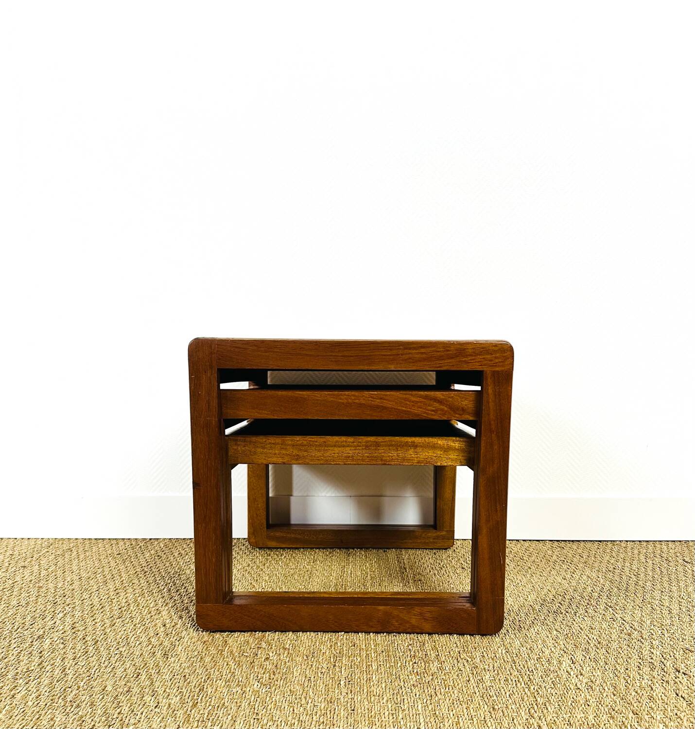 Vintage 1960 nesting coffee table