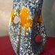 Ceramic vase 1960 In Ceramic Fat Lava Vallauris 25x15 very good condition