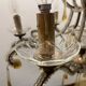 Crystal Beaded Murano Glass Drop Chandelier 1950’s