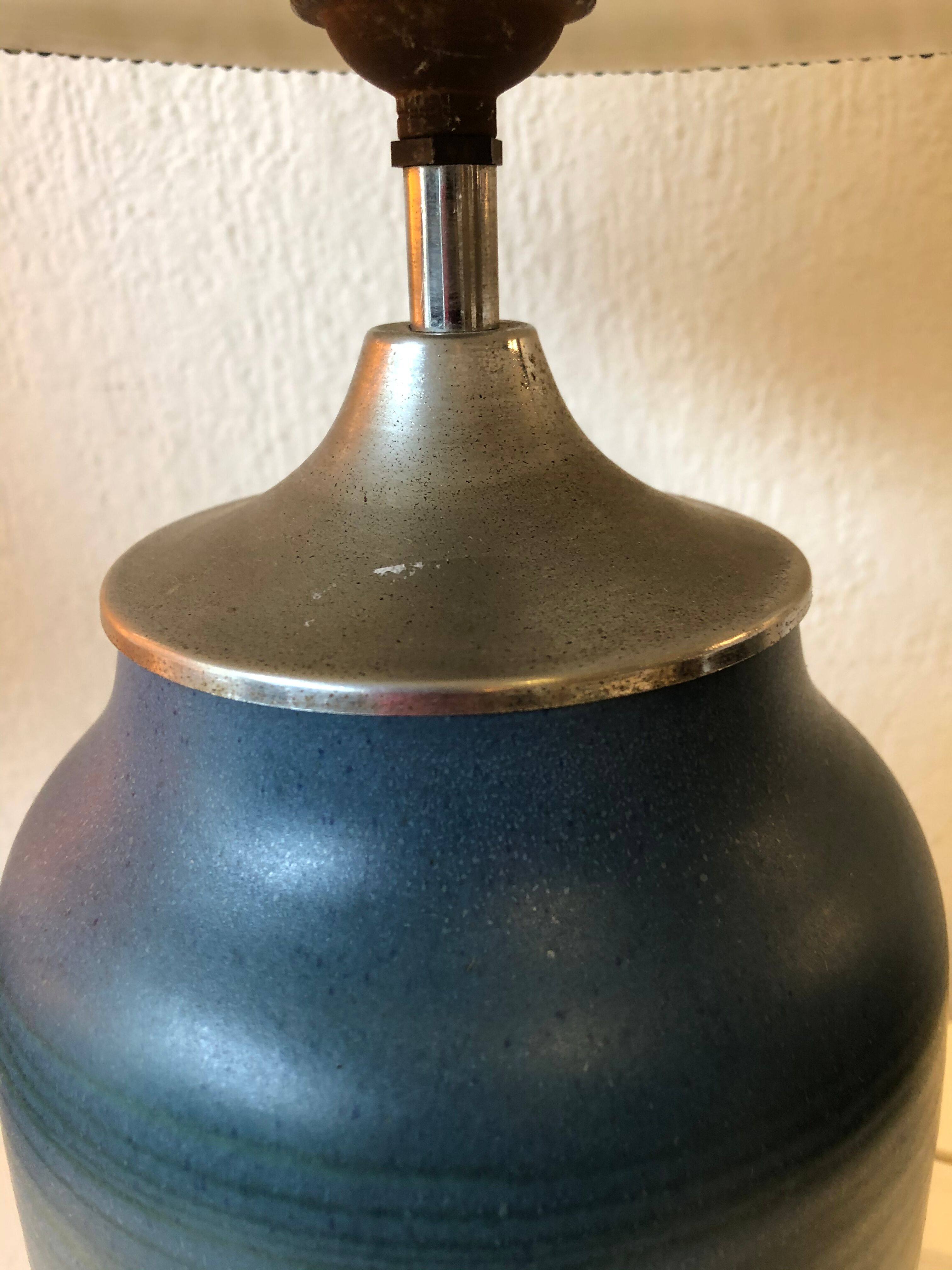 1960s ceramic lamp