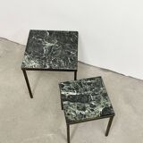 Set of nesting tables in marble