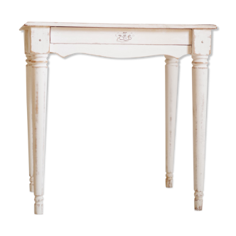 Table or desk child white wood