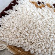 Tapis vintage berbère marocain fait main – 74 x 136 cm - 1c1004