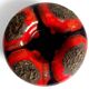 Sculptural Vallauris Ceramic Vide-Poche, Fat Lava Glaze, France, 1950s