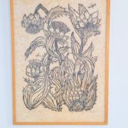Wil Willerijn, Blackthorn, Etching on Handmade Paper, 1966
