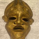 African Bronze Mask, Tribal