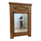 Miroir vintage bois massif